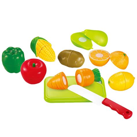 10pcset Play Cutting Food For Kids10 Pcs Kitchen Toys Fun Cutting