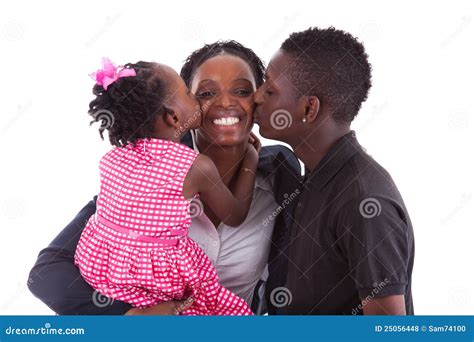 Madre Africana Feliz Con Sus Niños Foto De Archivo Imagen De Retrato