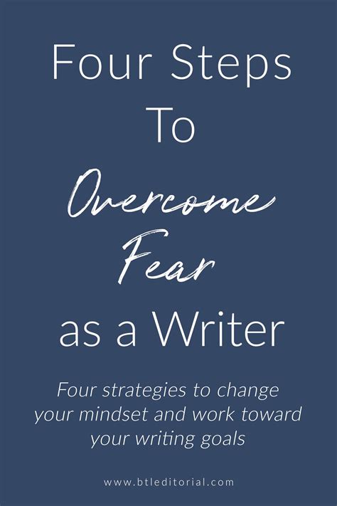 Four Ways To Overcome Fear As A Writer Between The Lines Editorial