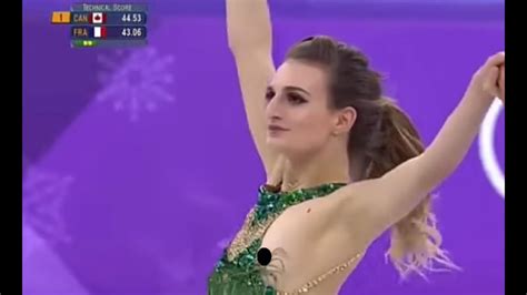 Who Is Gabriella Papadakis Figure Skater Suffers Wardrobe Malfunction
