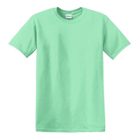 Gildan 5000 Heavy Cotton T Shirt Mint Green