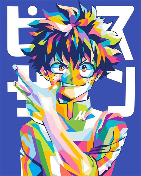 Deku My Hero Academia Poster By Namrahc Kunatip Displate Anime
