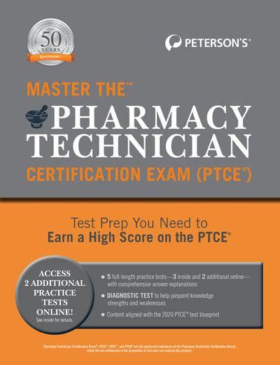 Master The Pharmacy Technician Certification Exam Ptce Petersons