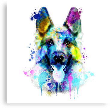 Koray studied sculpture and conceptual art at faculty of fine arts in antalya and has what it takes to create amazing watercolor tattoos, a new area of ink that requires a special set of skills to execute. 'German Shepherd Watercolor, Watercolor Dog print, German ...