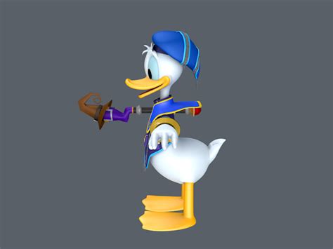 Donald Duck 3d Model 40 C4d Fbx Obj Free3d