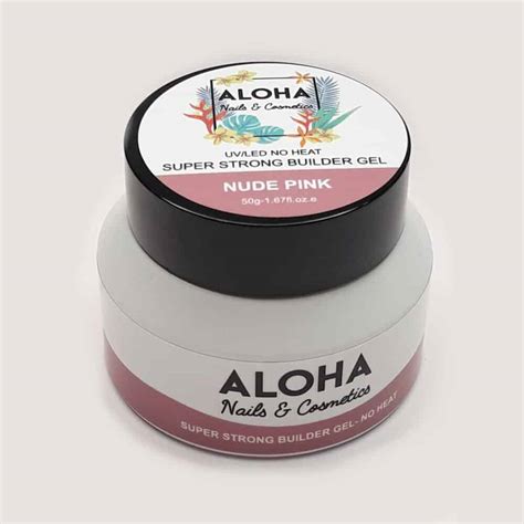 Super Strong No Heat Builder Gel G Aloha Nails Cosmetics Nude Pink