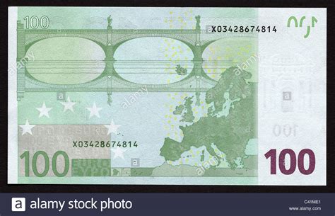 Alle infos zum neuen geldschein bekommen sie gebündelt hier. Geld, Banknoten, Euro, 100 Euro-Schein, Rückseite, Banknote, Geldschein, Rechnung, Banknoten ...