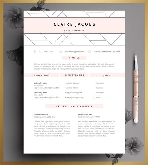 26 Editable Resume Template Word For Your Needs