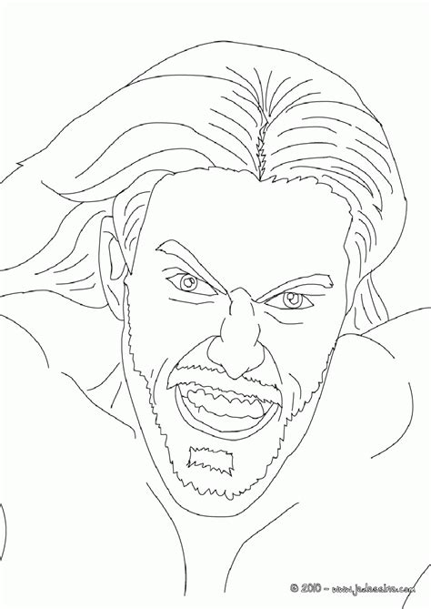 Wwe Edge Coloring Pages Clip Art Library