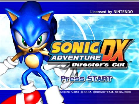 Sonic Adventure Dx 2003 By Sonic Team Gamecube Game