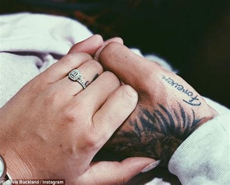 Alex Bowen Unveils New Tattoo Of Olivia Bucklands Face Daily Mail Online