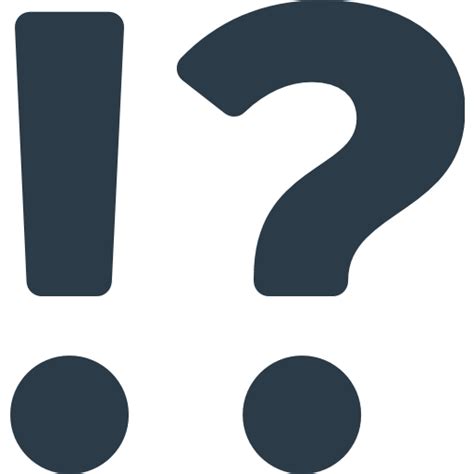 Question Mark Exclamation Mark Emoji Symbol Png 512x512px Question