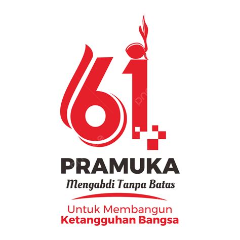 Logo Hari Pramuka Ke 61 Png Vektoren Clipart Und Psd Zum Kostenlosen