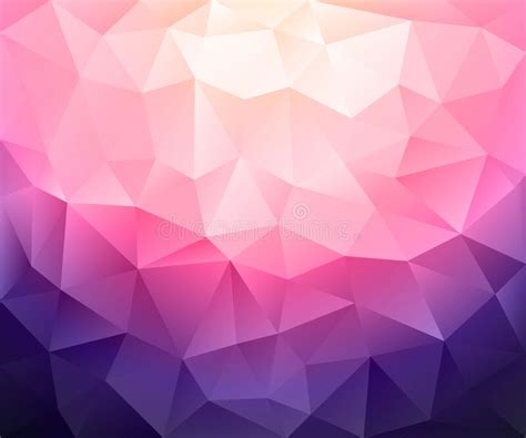 Abstract Illustration In Low Poly Style Graphic Triangular Background