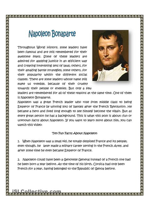 Perguntas Sobre Napoleão Bonaparte