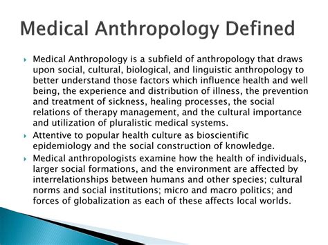 Ppt Medical Anthropology Powerpoint Presentation Free Download Id