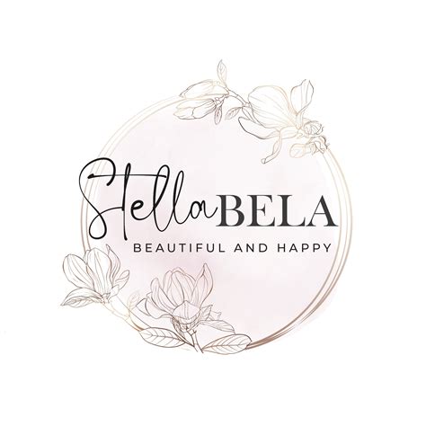 Magnolia Logo Blossom Flower Logo Design Premade Logo Wedding Etsy