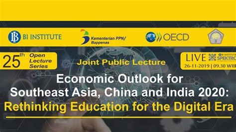 Aktivitas Joint Lecture Economic Outlook For Southeast Asia China