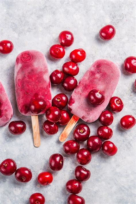 Cherry Popsicles With Coconut Milk Clean Eating Kitchen