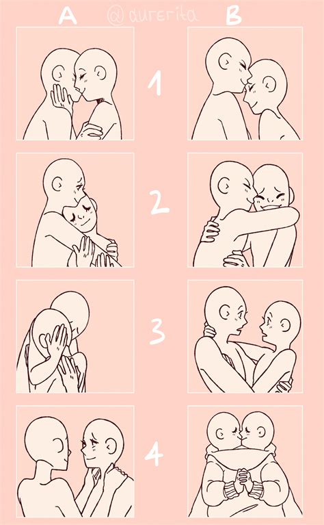 hugging poses reference pin by mj burns on draw the squad bodorwasuor