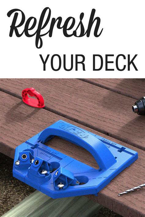 With The Kreg Deck Jig And A Few Simple Tools You Already Own You Can