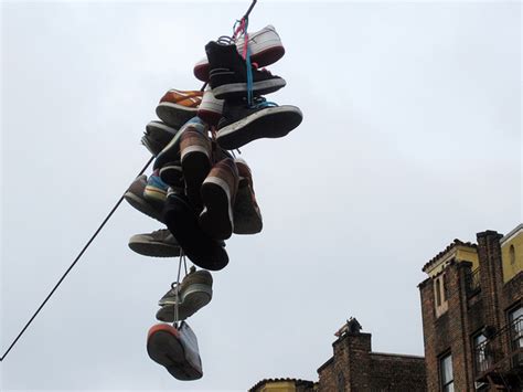 4 can you touch a tree that is touching a power line? Shoefiti: Why People Hang Shoes on Power Lines | HubPages