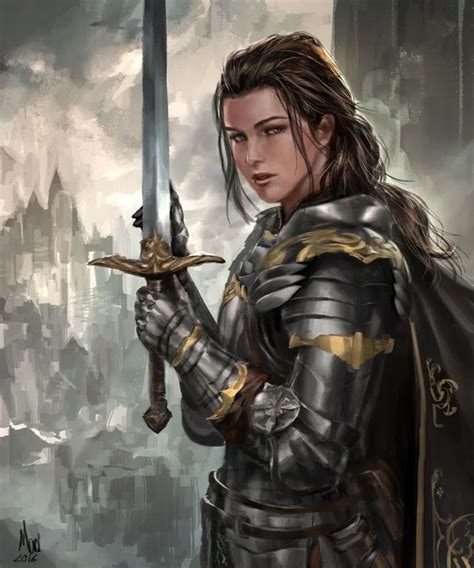 Female Knight By Madcat Armoredwomen In Fantasy Female Warrior