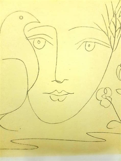 After Pablo Picasso Face Of Peace Lithograph For Sale At 1stdibs