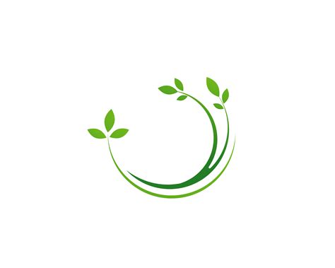 Leaf Green Nature Logo And Symbol Template Vector 604379 Vector Art At