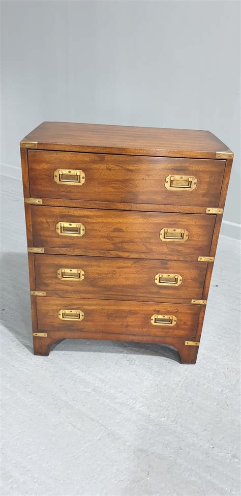 Mahogany Campaign Chest Of Drawers Antiques Atlas