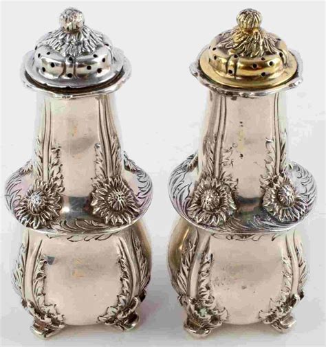 Sold Price Tiffany And Co Silver Salt And Pepper Shakers February 3