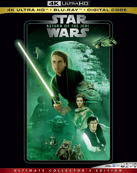 Star Wars Return Of The Jedi Includes Digital Copy 4k Ultra Hd Blu