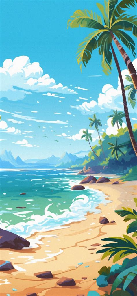 Hawaii Beach Summer Art Wallpapers Hawaii Wallpaper Iphone