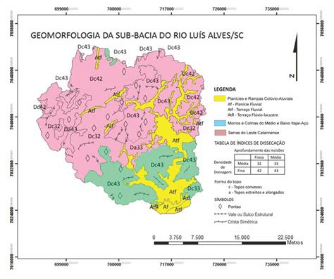 mapa geomorfológico da sub bacia do rio luís alves fonte adaptado de download scientific