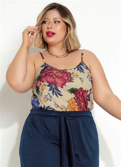 Plus Size Feminino Marguerite