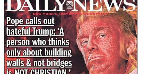 New York Daily News Slams Anti Christ Donald Trump In Fiery Front Page Image Huffpost