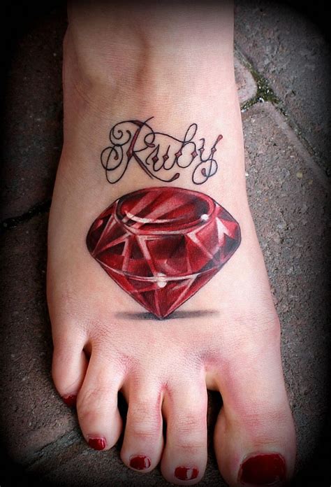 Ruby Lous Tattoo Studio Stone Tattoo Ruby Tattoo Jewel Tattoo