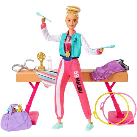 Barbie You Can Be Anything Gymnast Doll Playset Kit de juego Muñecas