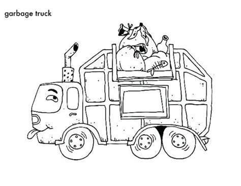 Coloring Pages Best Garbage Truck Coloring Pages Printable