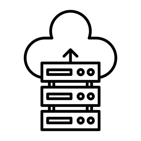 Database Backup Line Icon 4602414 Vector Art At Vecteezy