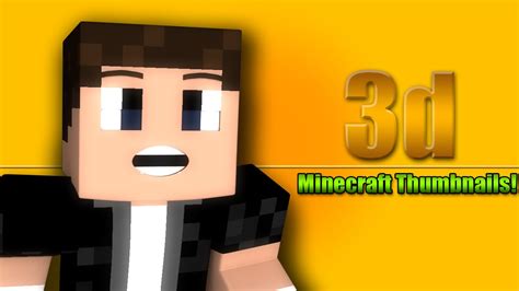 How To Create Life Like 3d Minecraft Thumbnails Tutorial Youtube