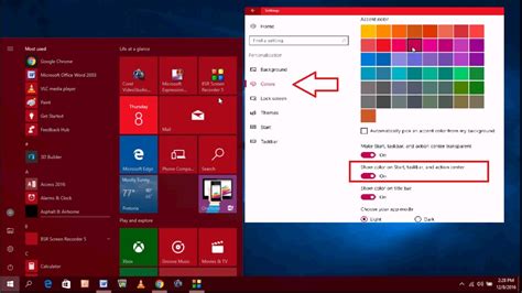 How To Change Start Menu Color In Windows 10 Pc Youtube