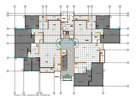 2 Bhk And 3 Bhk Apartment House Layout Plan Autocad File Cadbull