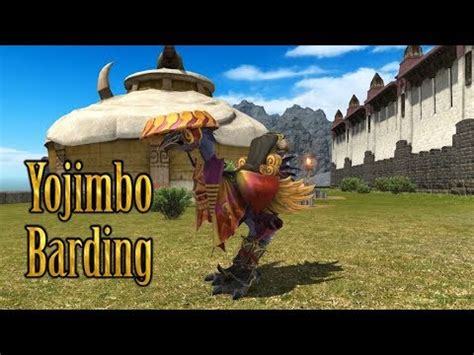 FFXIV Yojimbo Barding YouTube