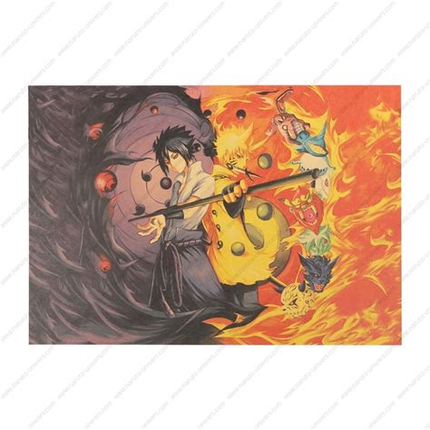 Poster Naruto Sasuke Fanart Naruto Univers