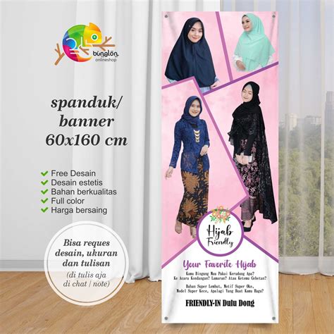 Contoh Desain Spanduk Toko Hijab Desain Spanduk Kreatif Images And Images The Best Porn Website