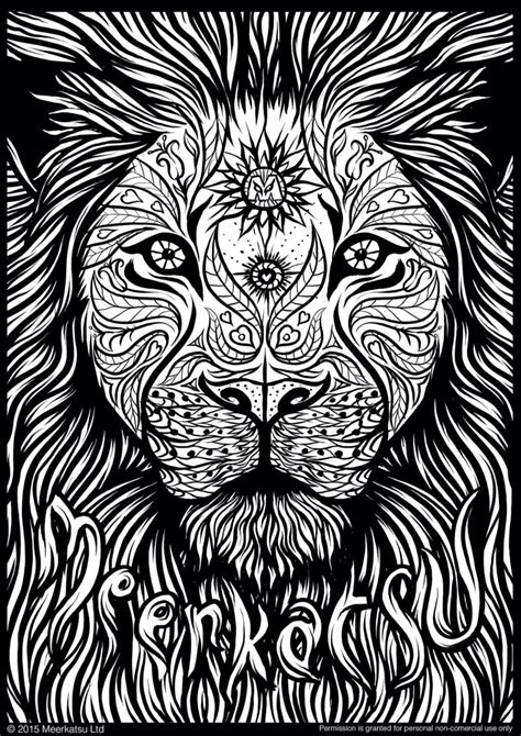 Another Lion Love This Adult Coloring Wishlist And Inspiration
