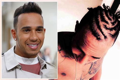 Lewis Hamilton Shows Off New Braided Hairstyle For Barbados Fans Are