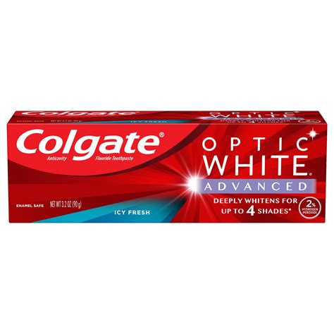 Colgate Optic White Cool Mild Mint Toothpaste Shop Toothpaste At H E B