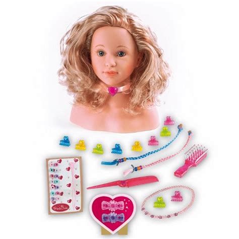 En achetant une tête à coiffer, vous lui offrez un cadeau qui va l'occuper pendant des heures. Klein Tête à coiffer Princess Coralie (33 cm) - Comparer ...